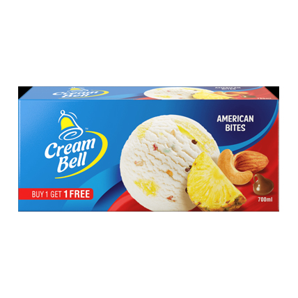 Cream Bell Ice Cream American Bites Milky Bliss